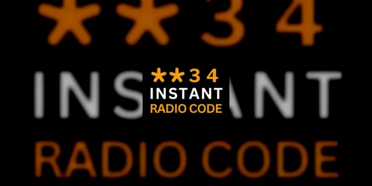 Radio Code Unlock Instantly
